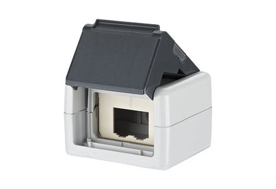 Metz Connect Módulo IP44 Ap-carcasa Grey Unbestuckt For 2MODULE — image 1