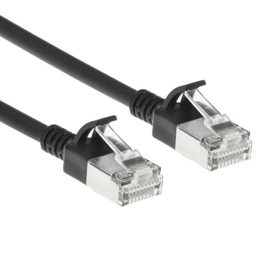 Black 7 Meters Lszh S FTP CAT.7 Slimline Patch Cable Snagless With RJ45 Connectors — image 1