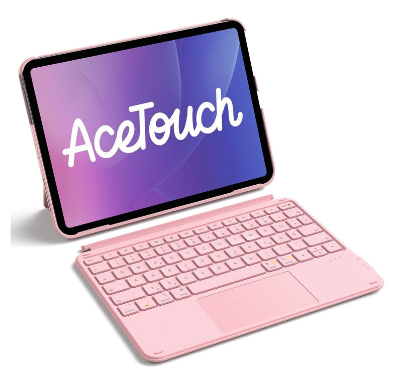 Inateck Keyboard Ace Touch Ipad 11/Air 4-5 Com. Qwertz Pink