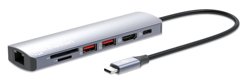 Manhattan 7-IN-1 4K USB-C Dockingmation 1x HDMI 2x USB 10GB S