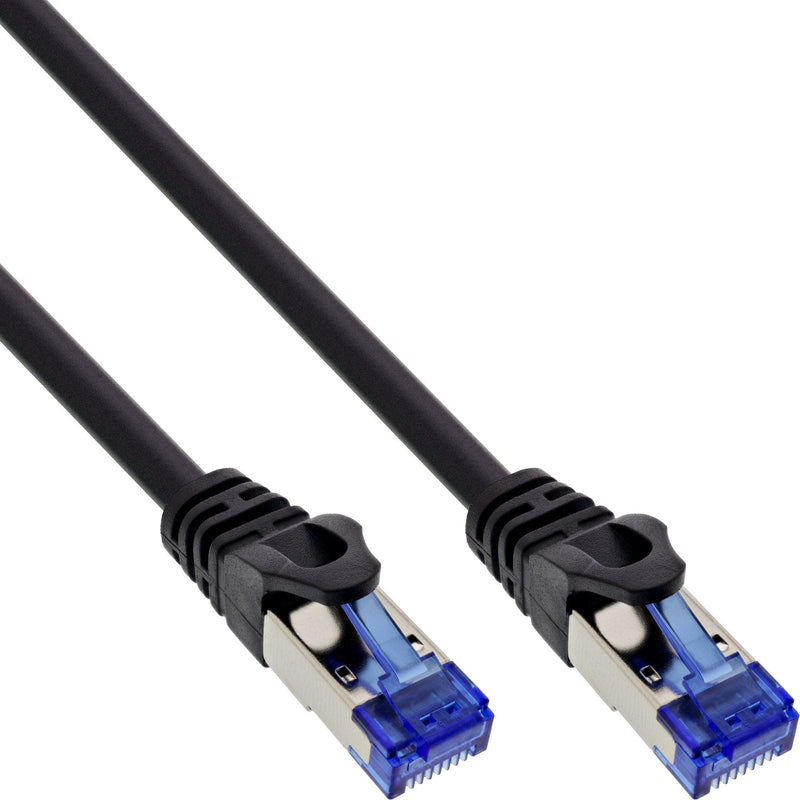 Inline® Network Cable Armoured, U/FTP, CAT.6A, Black, 30M