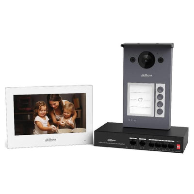 Dahua KTP10 Kit Video Doorbell IP Outdoor Surface + Monitor Indoor — image 1