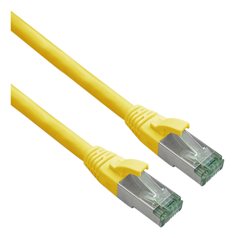 Helos Grs Certificado CAT.6A Network Cable With CAT.7 Rohkabel Tpe Yellow 20,0M