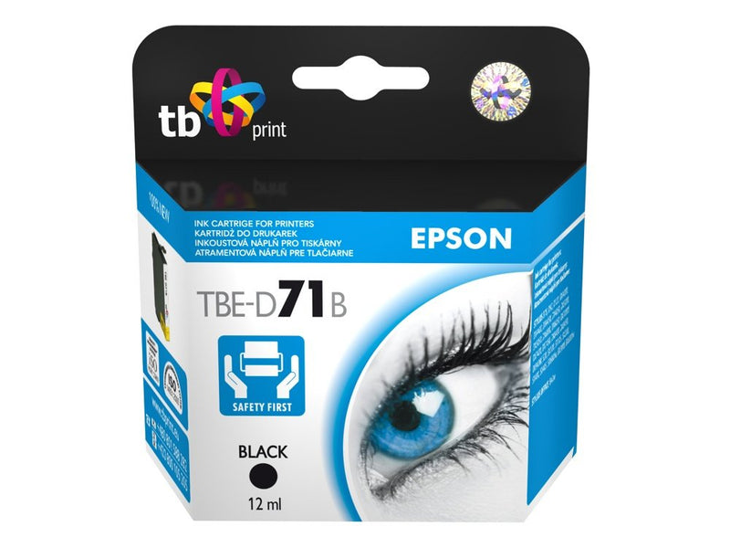 Ink Epson T071140 TBE-D71B Bk 100 New