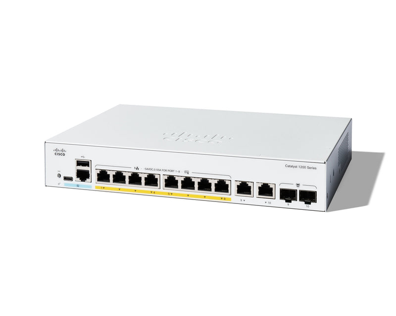 Cisco C1200-8P-E-2G Switch Gestionado L2/L3 Gigabit Ethernet (10/100/1000) White
