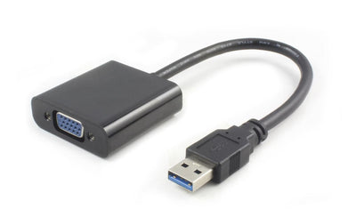 Microconnect USB3.0VGA Adapter Gráfico USB 1920 X 1080 Pixels Black — image 1