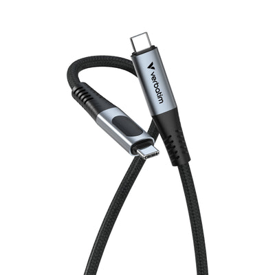 Verbatim 31849 USB Cable USB4 Gen 2X2 1,2M USB C Black — image 1