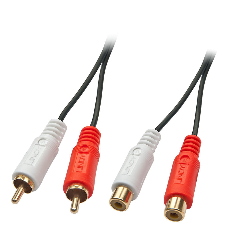 Lindy 35671 Cable Audio 2M 2 X Rca Black Red White