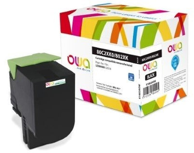 Toner Owa Compatible With Lexmark 80C0X10 Black (8.000 S.) — image 1