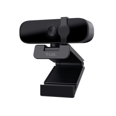 Trust Webcam With Microphone Tanor Full HD 1080P Black Videollamadas Nitidas With 85% Mat. Recicl — image 1