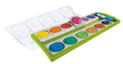 Pelikan Box Of Pintura K12® Green With White Opaco, 12 Colours — image 1
