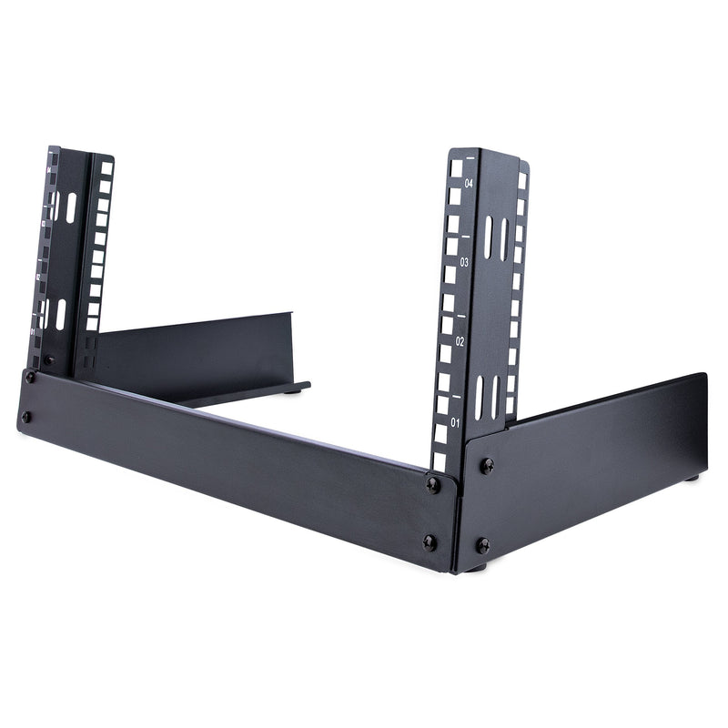 StarTech.com Rack 4U Frame Abierto Desktop Rack 2 Columnas Autoportante Equipo Network Up To 30KG (RK4OD) Ra