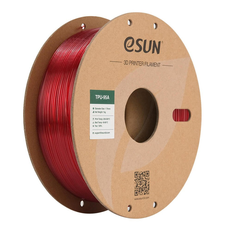 ETPU-95A 1,75MM Transparent Red 1KG