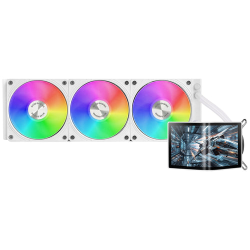 Mars Gaming Refrigeracion Liquida Ml-arc 360 White 360MM / PWM / Amoled 6.67' LGA1851, 1700 / AM5, AM4 / Tdp 6 — image 1
