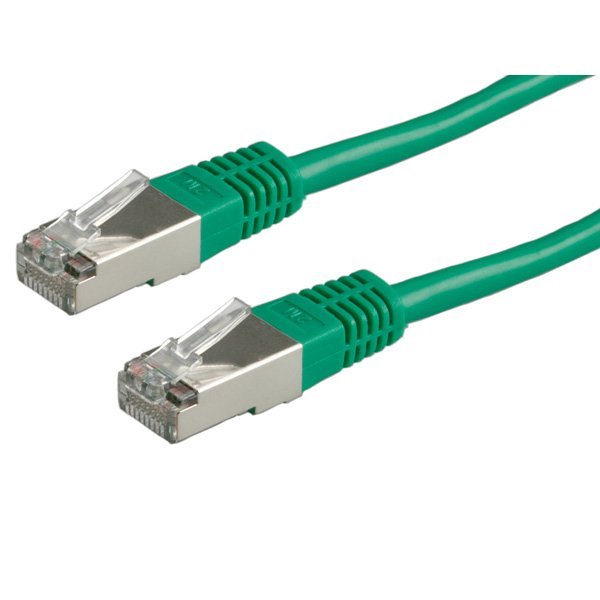 Roline Network Cable KAT.5E Class D S FTP Grn 1M