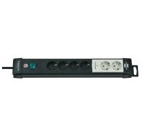 Brennenstuhl Power Strip Plugs With Tecnología Premium-line , 6VÍAS, Black 3M