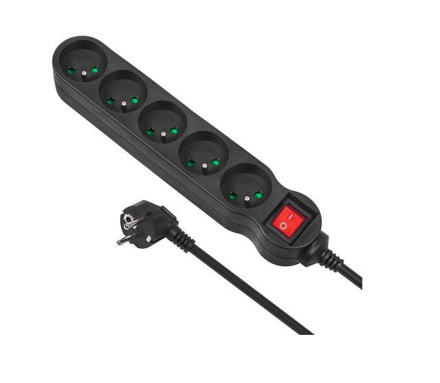 Maclean Power Strip 5G 3M MCE184 2300W Black