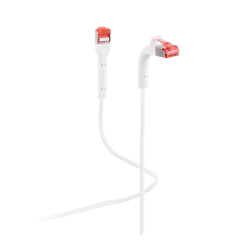 Flexline Network Cable U/FTP CAT.6A With Biegbaren Mecker White 3,0M