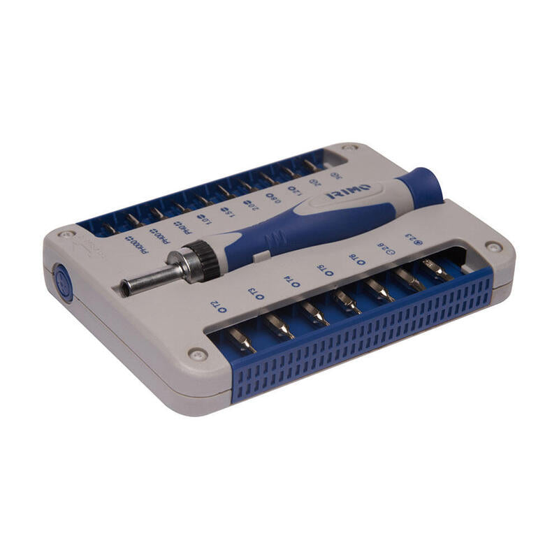 Screwdriver Precisión With Portapuntas a Carraca, 17 Pieces 471-18-1 Irimo