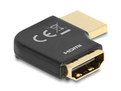 Delock HDMI Adapter Connector Male a Female 90° Izquierda Angulado 8K 60 HZ Metal — image 1