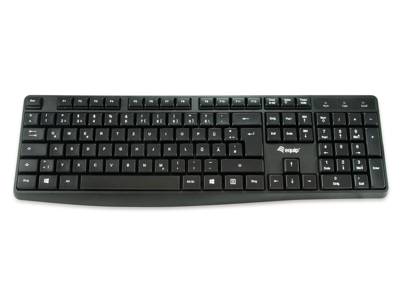 Equip Kabelgebundene USB Keyboard - Standard - USB - QWERTY - Black