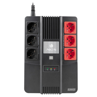 Ngs UPS Offline Fortress Bunker 600VA-360W 6 Salidas Formato Bloque — image 1