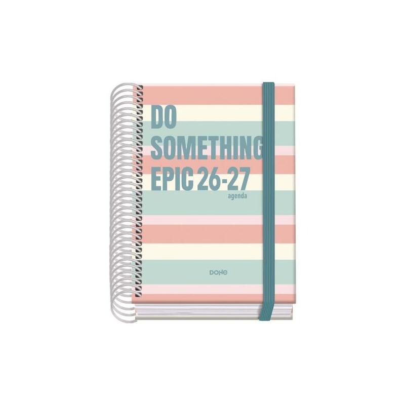 Dohe Prime Epic Planner School 26/27 - Formato A6 - Dia Pagina - Paper Offset Ahuesado 70G - Cover Carton