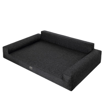 Mano Dog Bed with Removable Cover – Black, XL