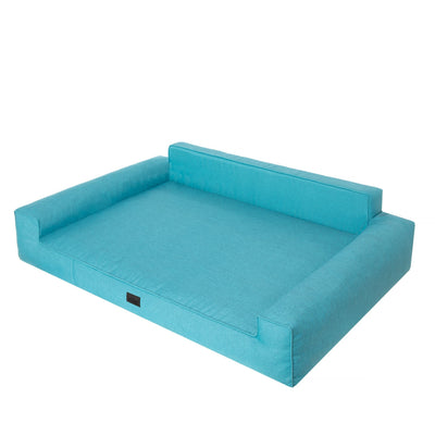 Mano Dog Bed with Removable Cover – Blue, XL