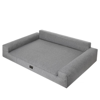 Mano Dog Bed with Removable Cover – Taupe, L