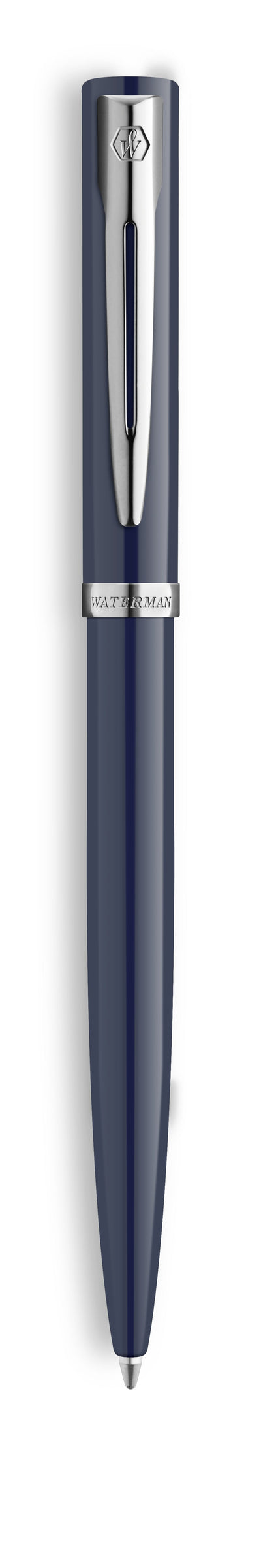 Waterman Pen Impression Azuler Lack Ct M Blue Box Of Regalo — image 1
