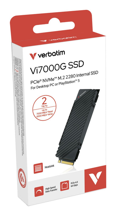 Verbatim Drive SSD VI7000 Pcle NVMe M.2 SSD 2TB 49368 — image 1