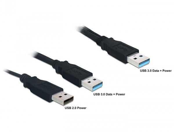Delock USB Cable 3.0 And 1x USB 3.0-A St + USB 2.0-A St 60CM