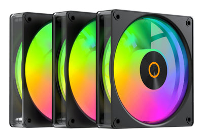 Ocypus Fan PC Gamma F12 Elite ARGB Black Reverse, Pack 3, 120MM) GAMMA-F12-BK3AM01E-GL — image 1