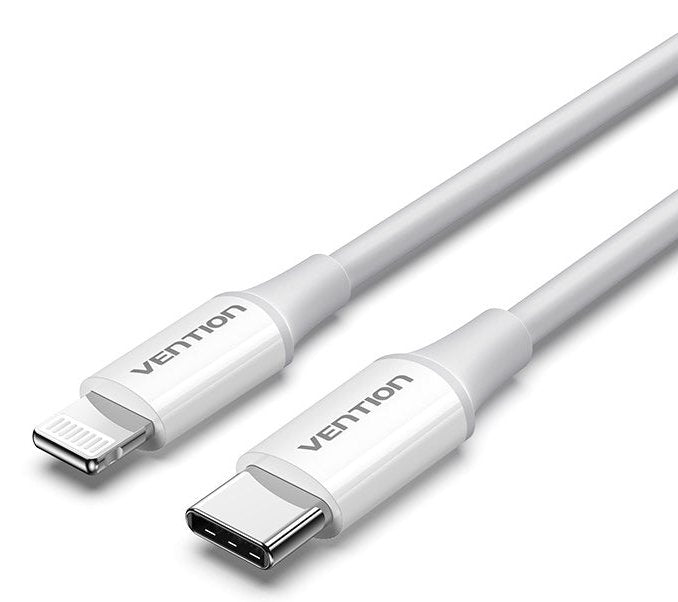 Vention USB 2.0 USB-C To Lightncabl Ing M-m 3A Cable 2M White