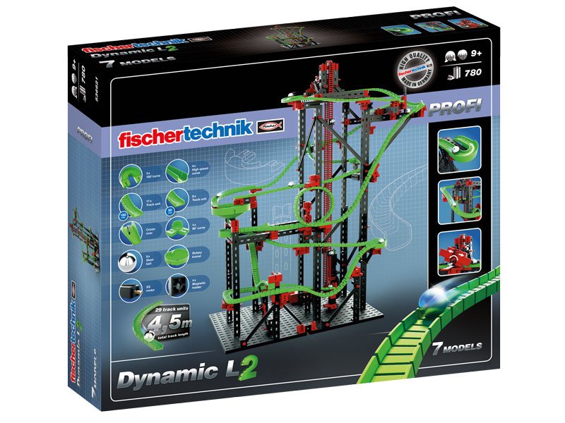 Fischertechnik Dynamic L2, Pista Canicas 536621