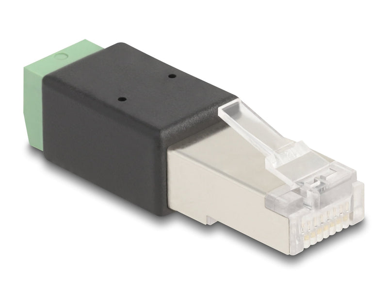 Delock 66604 Adaptador RJ45 Male a Bloque Terminals 2 Pines