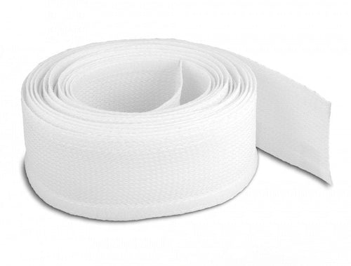 Delock Hose Trenzada With Closure Velcro 5M X 19MM White — image 1