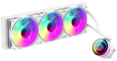 Gamemax CPU Liquid Cooler Iceburg 360 Infinity White — image 1