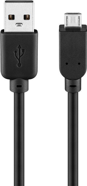 USB Cable 2,0A - B Micro (m/M) 1M Black — image 1