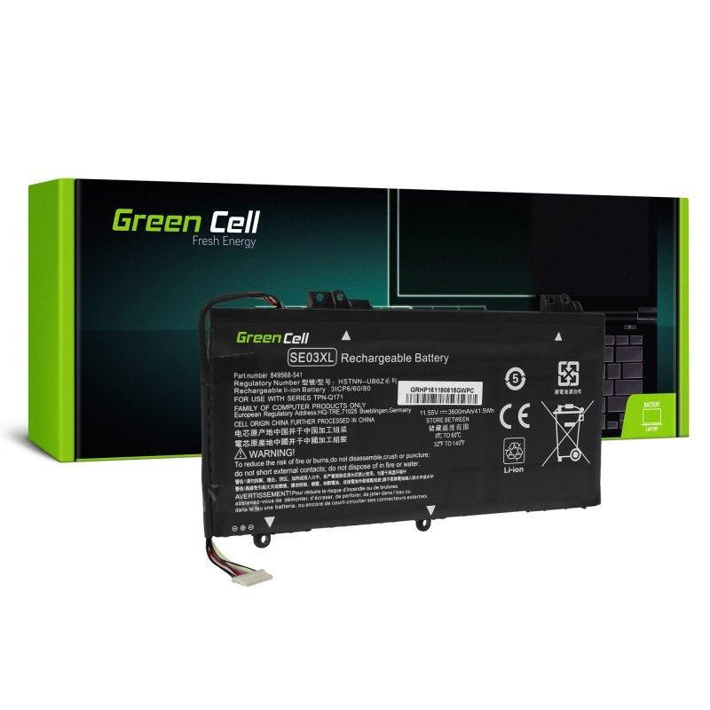 Greencell Battery SE03XL HSTNN-LB7G HSTNN-UB6Z For HP Pavilion 14-AL 14-AV