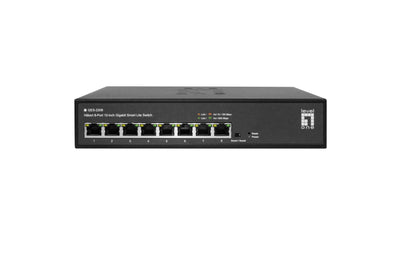 Levelone GES-2208 Switch Gestionado L2 Gigabit Ethernet (10/100/1000) Black — image 1