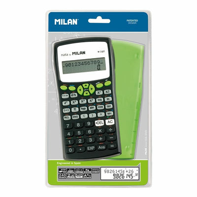 Milan M240 Calculator Cientifica 10 + 2 Digitos - Screen 2 Lineas - 240 Funciones Integradas Incluyendo 124 Ci — image 1