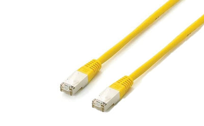 Equip Network Cable CAT.6A S/FTP 2x RJ45 5.00M Yellow Lszh Polybeutel — image 1