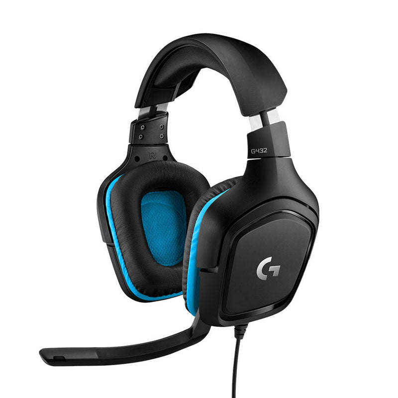 Logitech Headphones G432 Gaming With Microphone USB 2.0 Jack 3.5 Black