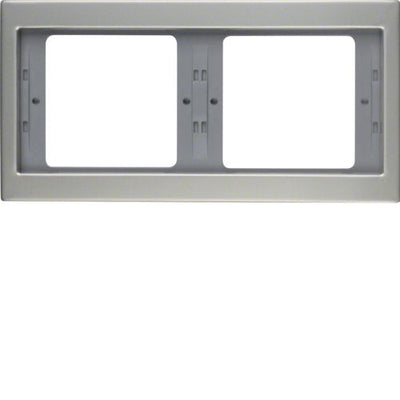 Berker 1363 70 04 Frame 2F Waagerecht Edst Rostfrei — image 1