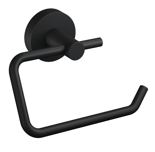 Tesa Portarrollos Paper Higienico Moon Black Montado Wall Black