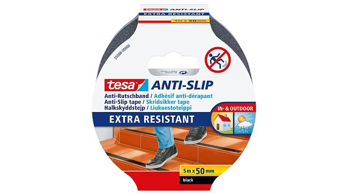 Tesa Tape Non-slip 5M 50MM Black