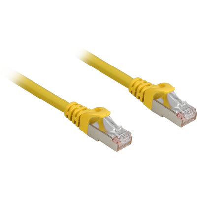 Sharkoon Latiguillo RJ45 CAT.6A SFTP 4044951018499 Yellow 50CM, Lsoh ( Without Halógenos) — image 1