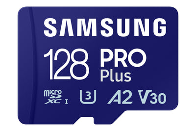 Samsung Pro Plus microSD 128GB Up To 180MB S Read And 130MB S Write Speed With Class 10 4K UHD Incl. Card Read — image 1